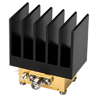 Connectorized SMA Female, Wideband, Low Noise Amplifier, 6 to 18 GHz, 50Ω