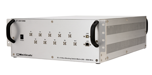 Non-Blocking Switch Matrix, 30 x 10, 0.6 - 6 GHz, 4U, SMA
